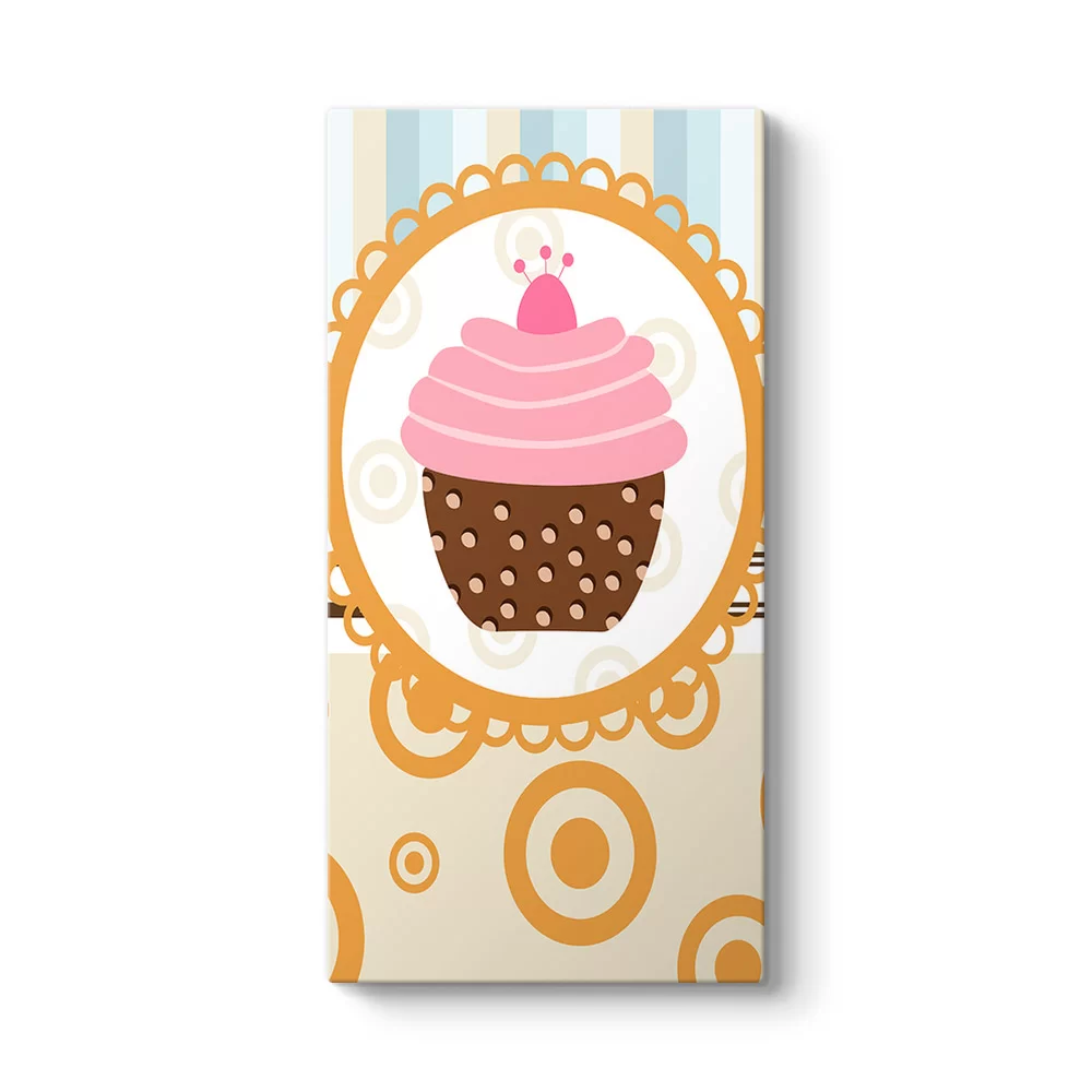 Cupcake Vintage Tablo - Model 7